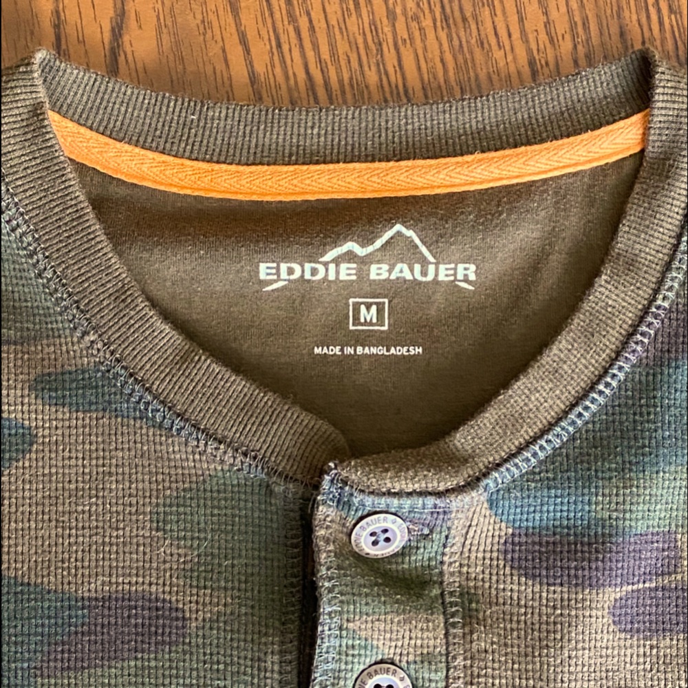 Eddie Bauer Camo Thermal Shirt